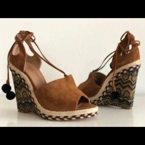 AQUAZZURA
Palm Springs Wedge Espadrille- Cognac - Picture 5 of 8